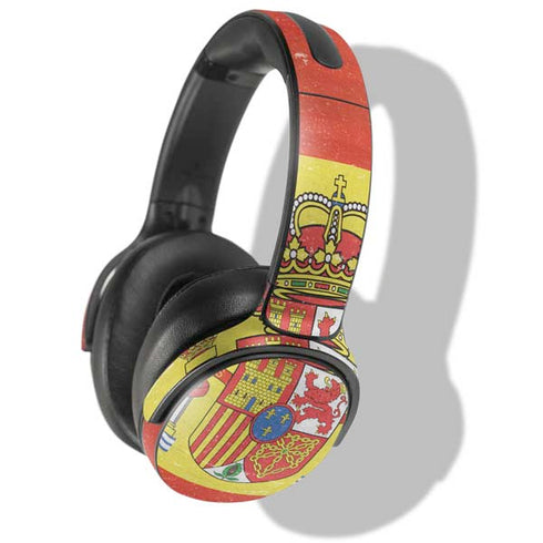 Spain Flag Distressed Skullcandy Venue Skin